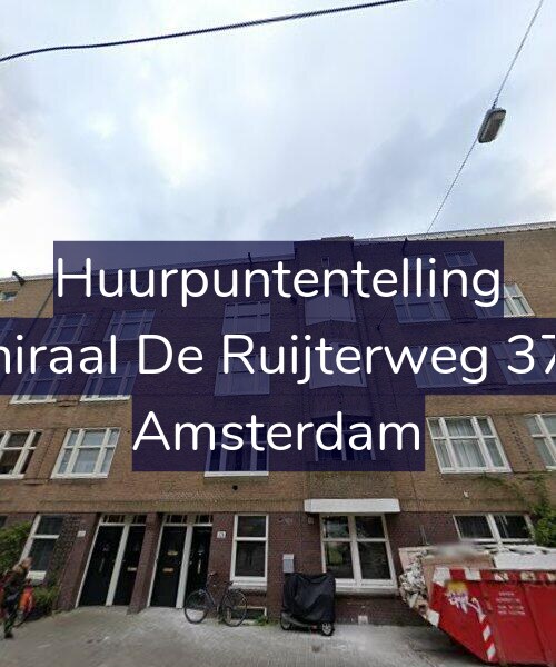Foto gevel Huurpuntentelling voor Admiraal De Ruijterweg 379-2, Amsterdam