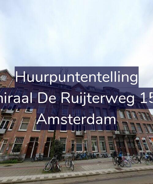 Foto gevel Huurpuntentelling voor Admiraal De Ruijterweg 157-4, Amsterdam