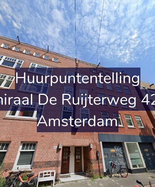 Foto gevel Huurpuntentelling voor Admiraal De Ruijterweg 420-3, Amsterdam