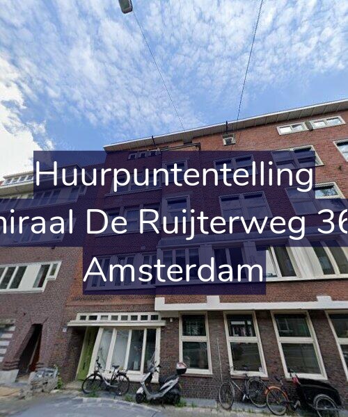 Foto gevel Huurpuntentelling voor Admiraal De Ruijterweg 360-2, Amsterdam