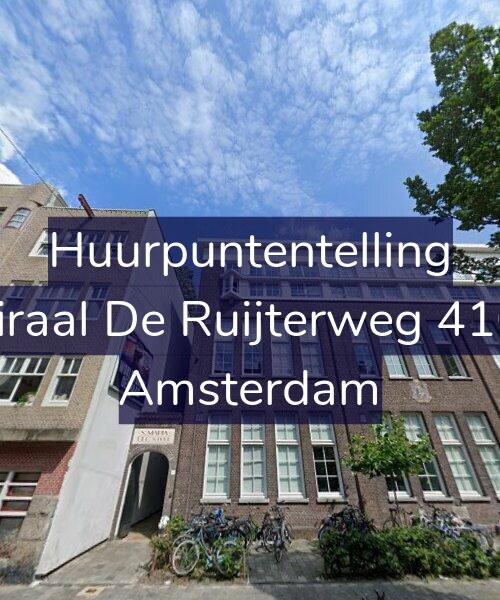 Foto gevel Huurpuntentelling voor Admiraal De Ruijterweg 410-D1, Amsterdam