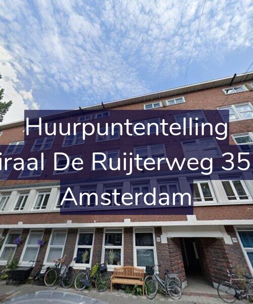 Foto gevel Huurpuntentelling voor Admiraal De Ruijterweg 352-A2, Amsterdam