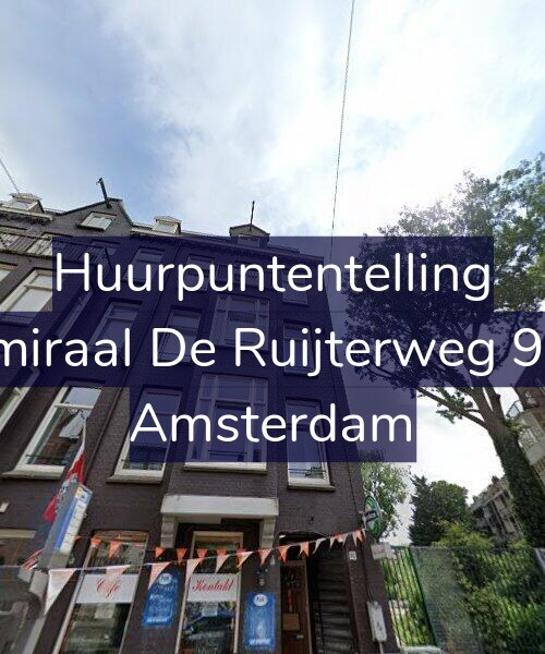 Foto gevel Huurpuntentelling voor Admiraal De Ruijterweg 92-3, Amsterdam