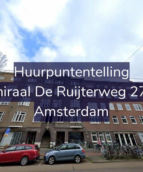 Foto gevel Huurpuntentelling voor Admiraal De Ruijterweg 278-4, Amsterdam
