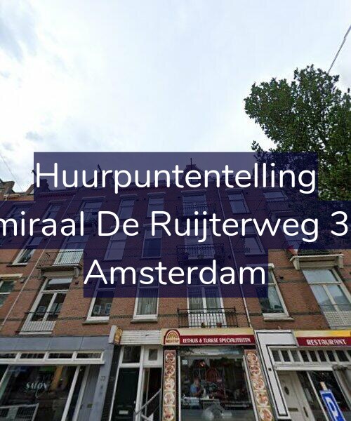 Foto gevel Huurpuntentelling voor Admiraal De Ruijterweg 39-2, Amsterdam