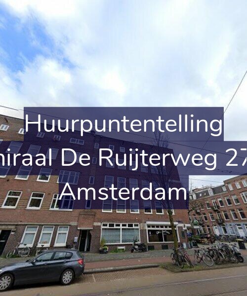 Foto gevel Huurpuntentelling voor Admiraal De Ruijterweg 272-1, Amsterdam