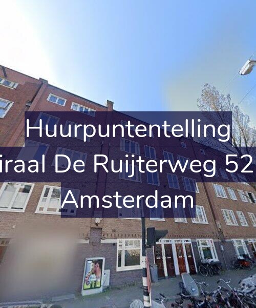 Foto gevel Huurpuntentelling voor Admiraal De Ruijterweg 521-B1, Amsterdam