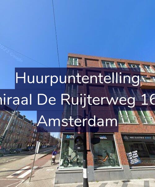 Foto gevel Huurpuntentelling voor Admiraal De Ruijterweg 164-A, Amsterdam