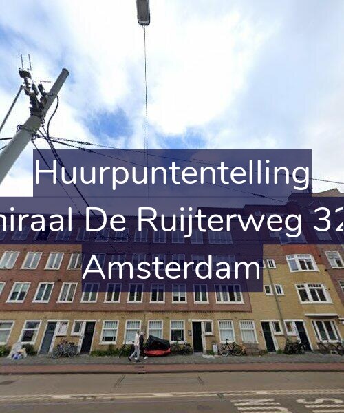 Foto gevel Huurpuntentelling voor Admiraal De Ruijterweg 320-3, Amsterdam