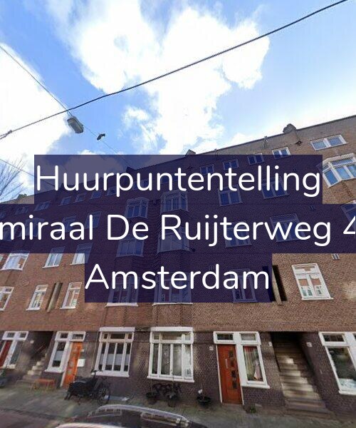 Foto gevel Huurpuntentelling voor Admiraal De Ruijterweg 479, Amsterdam