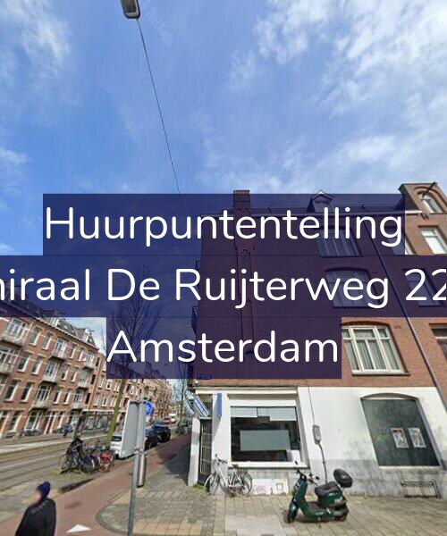 Foto gevel Huurpuntentelling voor Admiraal De Ruijterweg 220-H, Amsterdam