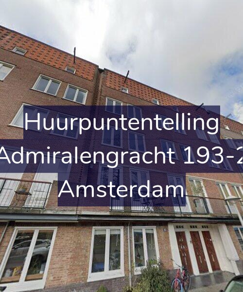 Foto gevel Huurpuntentelling voor Admiralengracht 193-2, Amsterdam