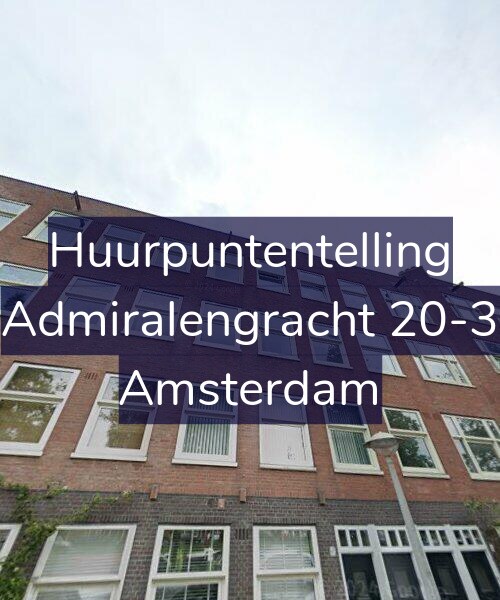 Foto gevel Huurpuntentelling voor Admiralengracht 20-3, Amsterdam