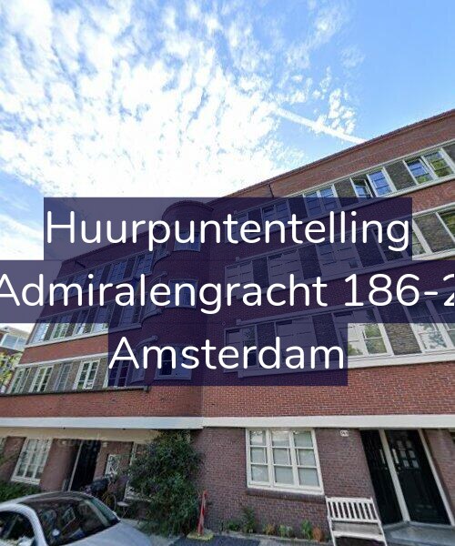 Foto gevel Huurpuntentelling voor Admiralengracht 186-2, Amsterdam