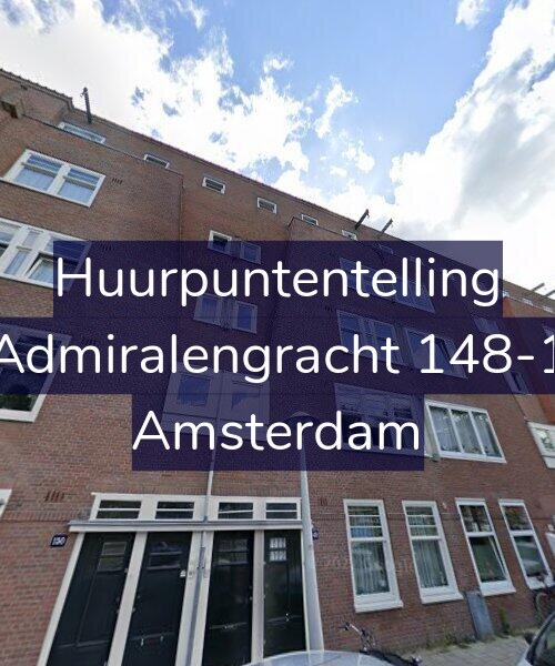 Foto gevel Huurpuntentelling voor Admiralengracht 148-1, Amsterdam