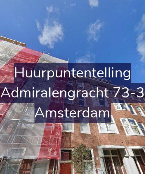 Foto gevel Huurpuntentelling voor Admiralengracht 73-3, Amsterdam