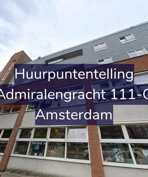 Foto gevel Huurpuntentelling voor Admiralengracht 111-G, Amsterdam