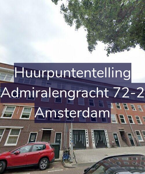 Foto gevel Huurpuntentelling voor Admiralengracht 72-2, Amsterdam