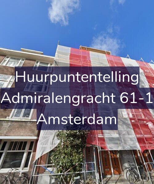 Foto gevel Huurpuntentelling voor Admiralengracht 61-1, Amsterdam