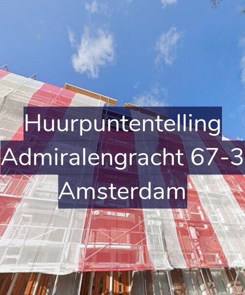 Foto gevel Huurpuntentelling voor Admiralengracht 67-3, Amsterdam