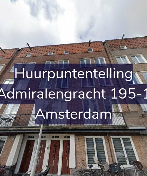 Foto gevel Huurpuntentelling voor Admiralengracht 195-1, Amsterdam