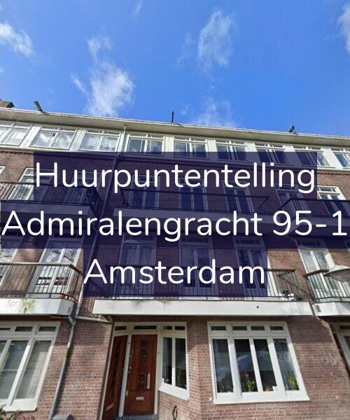 Foto gevel Huurpuntentelling voor Admiralengracht 95-1, Amsterdam
