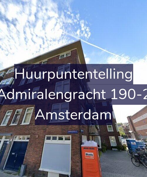 Foto gevel Huurpuntentelling voor Admiralengracht 190-2, Amsterdam