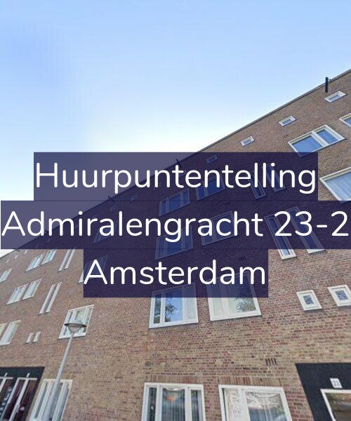 Foto gevel Huurpuntentelling voor Admiralengracht 23-2, Amsterdam