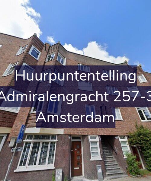 Foto gevel Huurpuntentelling voor Admiralengracht 257-3, Amsterdam