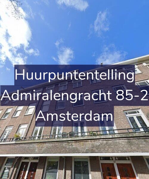 Foto gevel Huurpuntentelling voor Admiralengracht 85-2, Amsterdam
