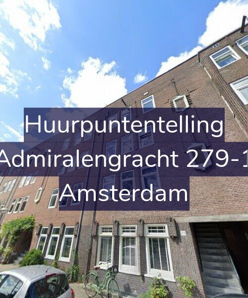 Foto gevel Huurpuntentelling voor Admiralengracht 279-1, Amsterdam