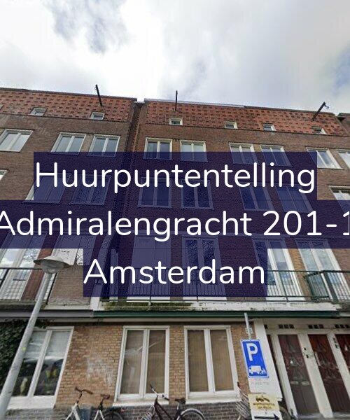 Foto gevel Huurpuntentelling voor Admiralengracht 201-1, Amsterdam