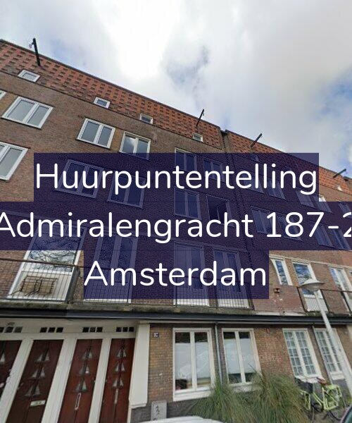 Foto gevel Huurpuntentelling voor Admiralengracht 187-2, Amsterdam