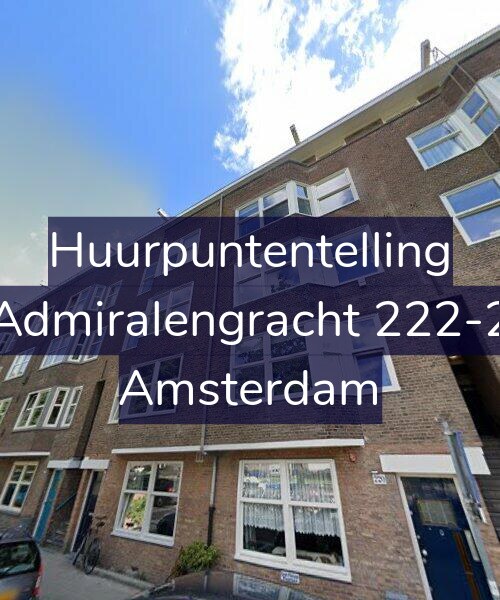 Foto gevel Huurpuntentelling voor Admiralengracht 222-2, Amsterdam