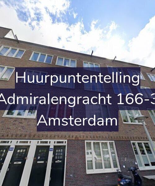 Foto gevel Huurpuntentelling voor Admiralengracht 166-3, Amsterdam