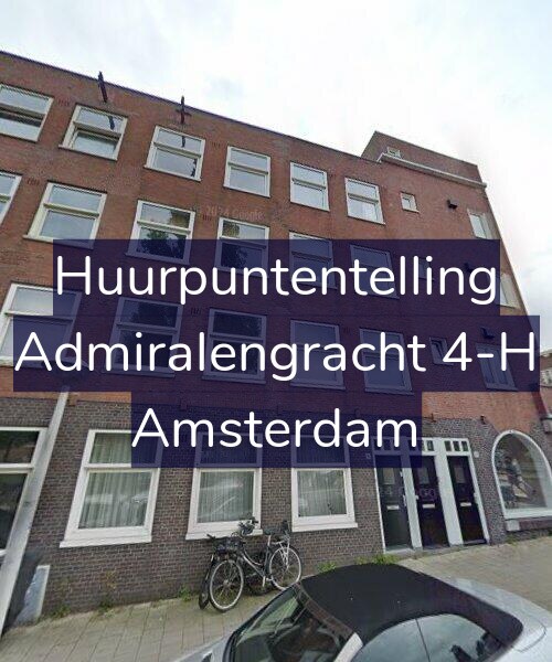 Foto gevel Huurpuntentelling voor Admiralengracht 4-H, Amsterdam