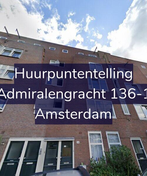 Foto gevel Huurpuntentelling voor Admiralengracht 136-1, Amsterdam