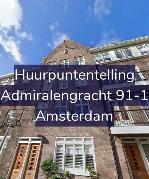 Foto gevel Huurpuntentelling voor Admiralengracht 91-1, Amsterdam