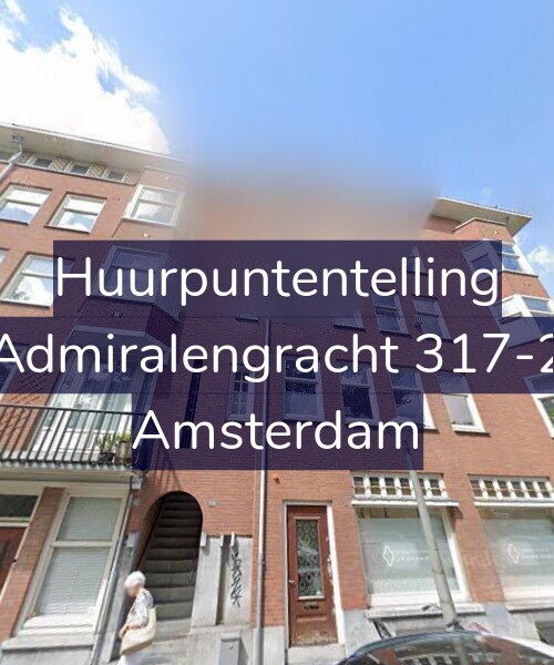 Foto gevel Huurpuntentelling voor Admiralengracht 317-2, Amsterdam