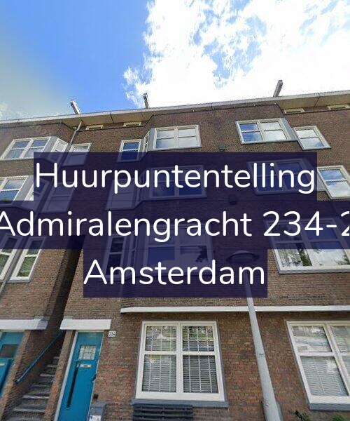 Foto gevel Huurpuntentelling voor Admiralengracht 234-2, Amsterdam