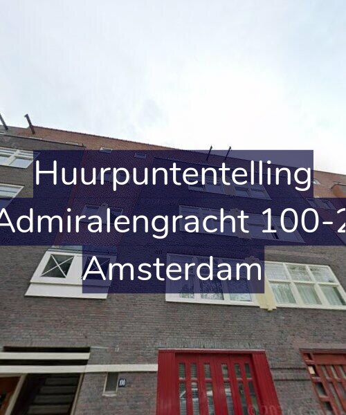 Foto gevel Huurpuntentelling voor Admiralengracht 100-2, Amsterdam