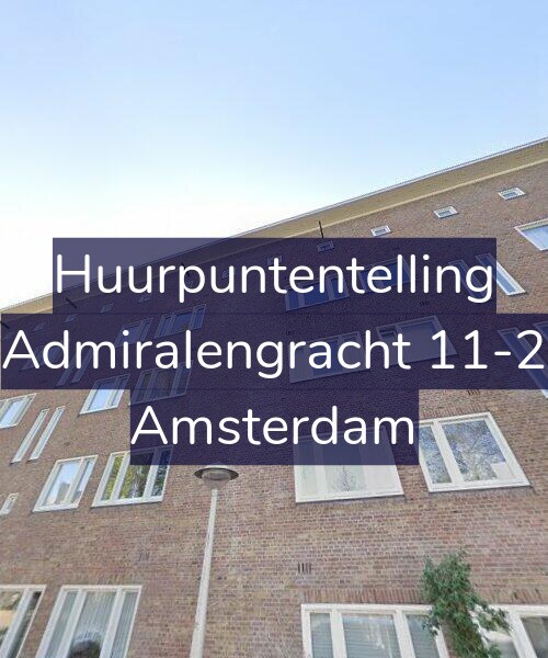 Foto gevel Huurpuntentelling voor Admiralengracht 11-2, Amsterdam
