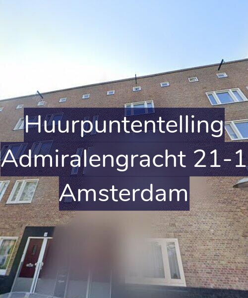 Foto gevel Huurpuntentelling voor Admiralengracht 21-1, Amsterdam