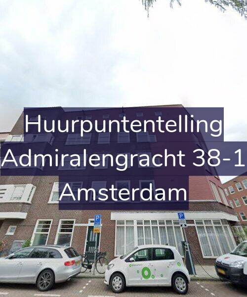 Foto gevel Huurpuntentelling voor Admiralengracht 38-1, Amsterdam