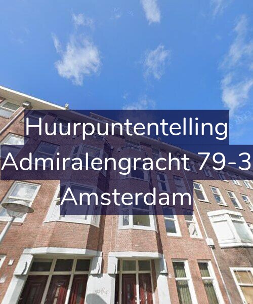 Foto gevel Huurpuntentelling voor Admiralengracht 79-3, Amsterdam