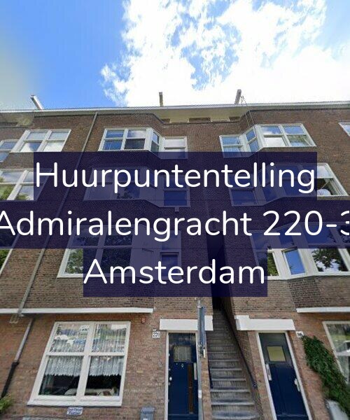 Foto gevel Huurpuntentelling voor Admiralengracht 220-3, Amsterdam