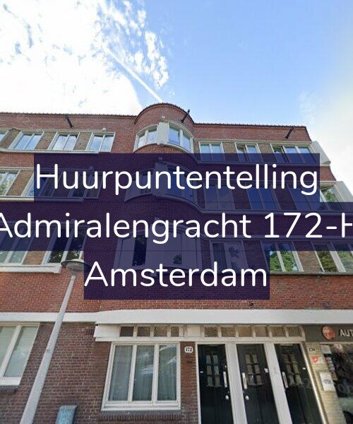 Foto gevel Huurpuntentelling voor Admiralengracht 172-H, Amsterdam