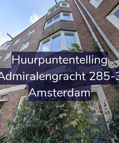 Foto gevel Huurpuntentelling voor Admiralengracht 285-3, Amsterdam