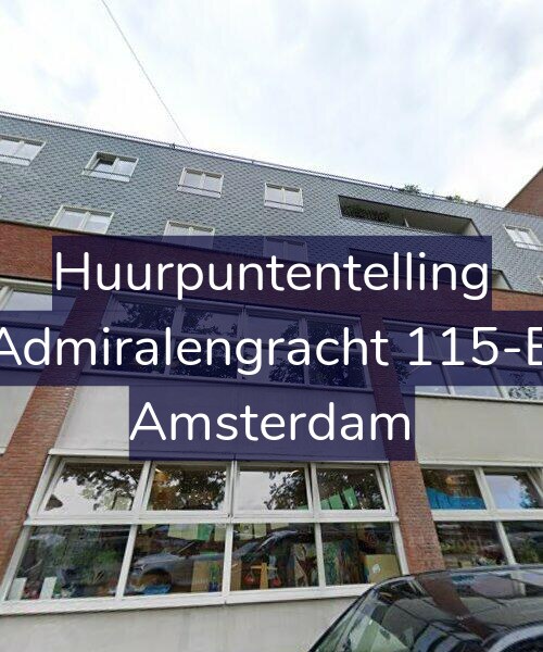Foto gevel Huurpuntentelling voor Admiralengracht 115-B, Amsterdam