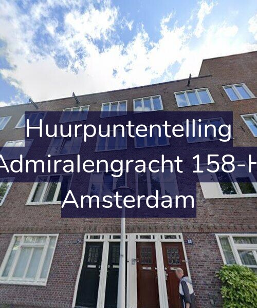 Foto gevel Huurpuntentelling voor Admiralengracht 158-H, Amsterdam